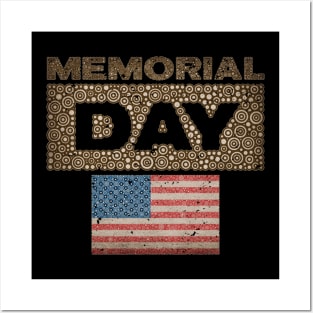 MEMORIAL DAY & FLAG Posters and Art